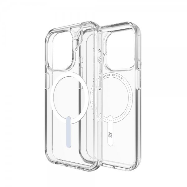 ZAGG iPhone 15 Pro -suojakuori Crystal Palace Snap Transparent