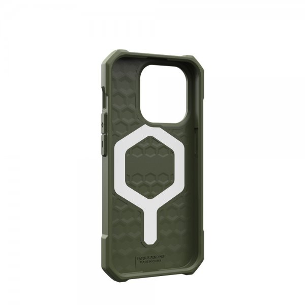 Urban Armor Gear (UAG) iPhone 15 Pro -suojakuori Essential Armor MagSafe Olive Drab