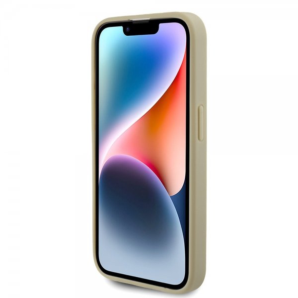 Guess iPhone 15 Pro Kuori Fixed Glitter Kulta