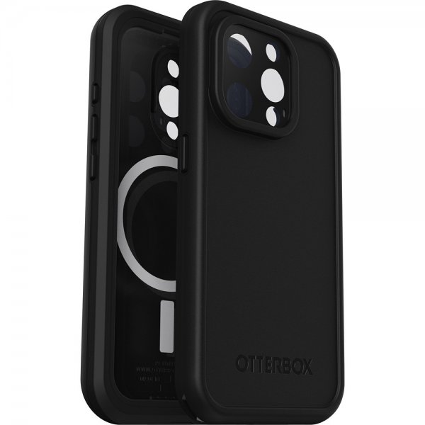 Otterbox iPhone 15 Pro Kuori Fre MagSafe Musta