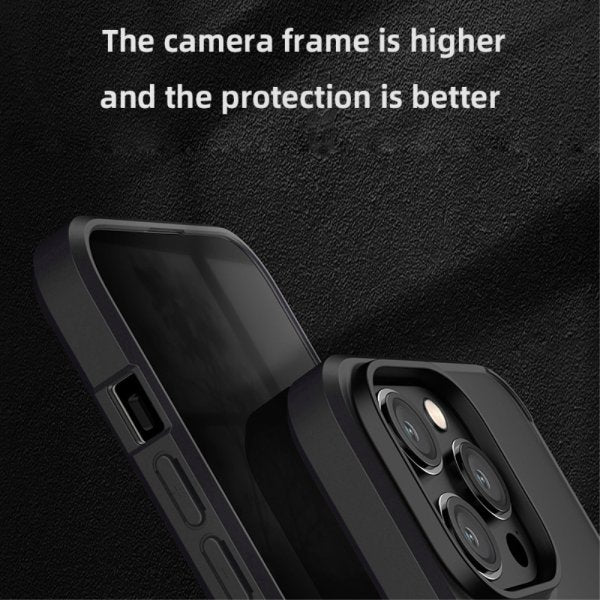 X-Level iPhone 15 Pro Kuori Himmeä Läpinäkyvä Musta