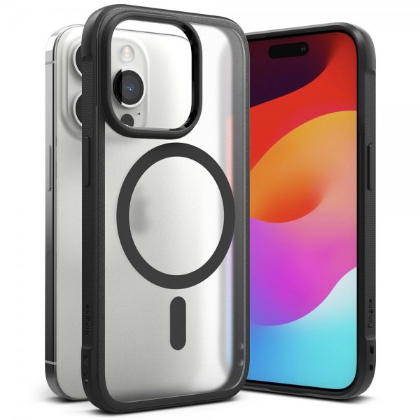 Ringke iPhone 15 Pro -suojakuori Fusion Bold Magnetic Matte Black
