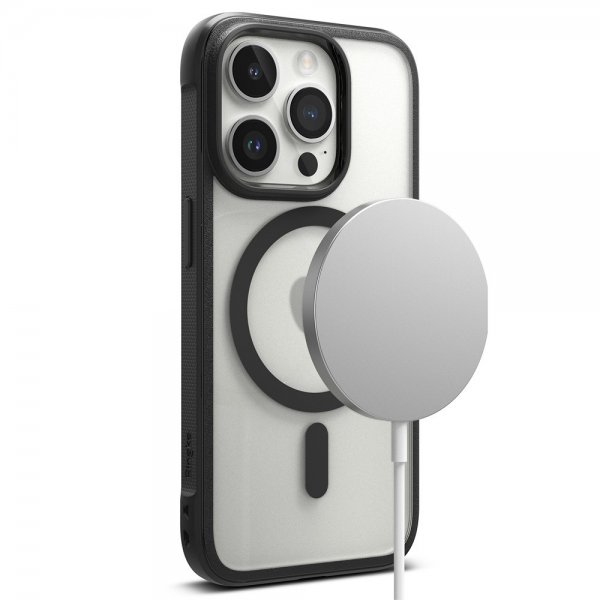 Ringke iPhone 15 Pro -suojakuori Fusion Bold Magnetic Matte Black