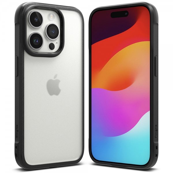 Ringke iPhone 15 Pro -suojakuori Fusion Bold Matte Black