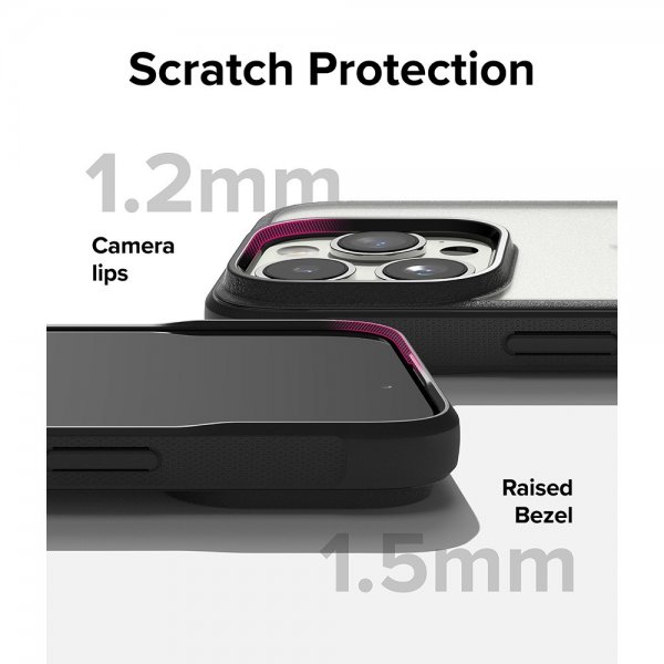 Ringke iPhone 15 Pro -suojakuori Fusion Bold Matte Black
