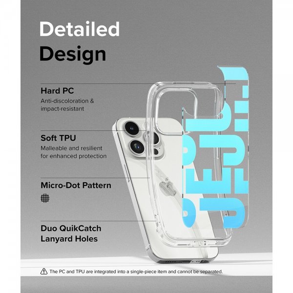 Ringke iPhone 15 Pro -suojakuori Fusion Design Jeju