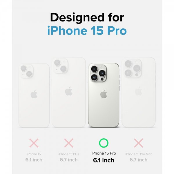 Ringke iPhone 15 Pro -suojakuori Fusion Design Jeju