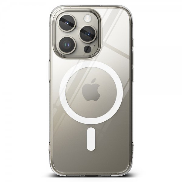 Ringke iPhone 15 Pro -suojakuori Fusion Magnetic Clear