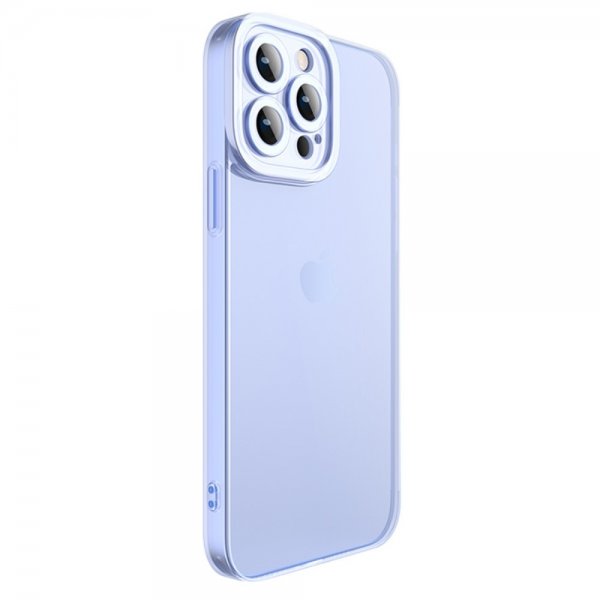 X-Level iPhone 15 Pro Kuori Karkaistu Lasi Sininen