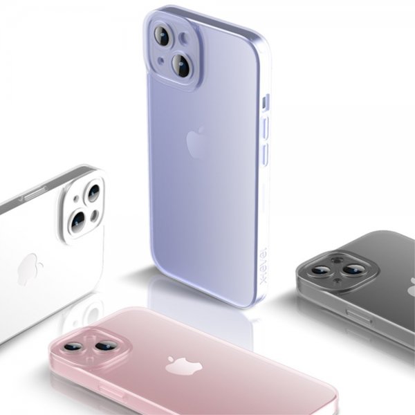 X-Level iPhone 15 Pro Kuori Karkaistu Lasi Musta