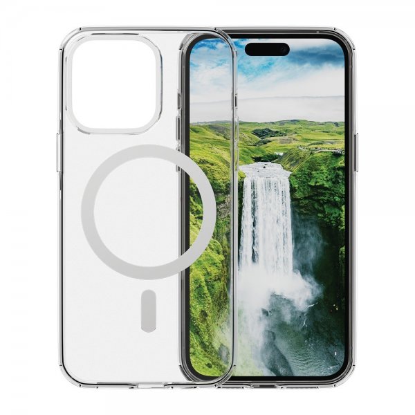 dbramante1928 iPhone 15 Pro -suojakuori Iceland Ultra D3O MagSafe läpinäkyvä