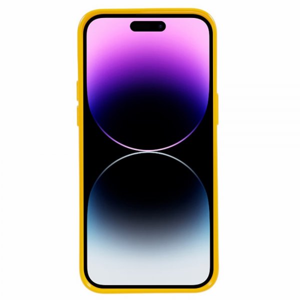 Mercury iPhone 15 Pro Kuori Jelly Glitter Keltainen