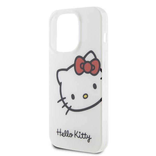 Hello Kitty iPhone 15 Pro Kuori Kitty Logo Valkoinen