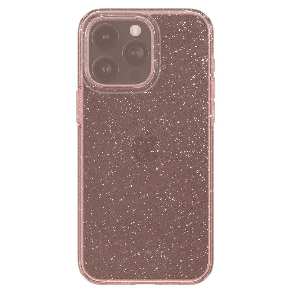 Spigen iPhone 15 Pro Kuori Liquid Crystal Glitter Rose Quartz