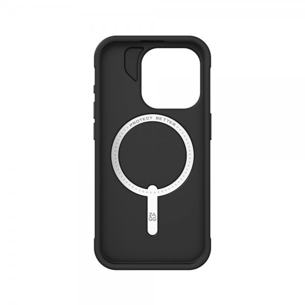 ZAGG iPhone 15 Pro -suojakuori Luxe Snap, musta