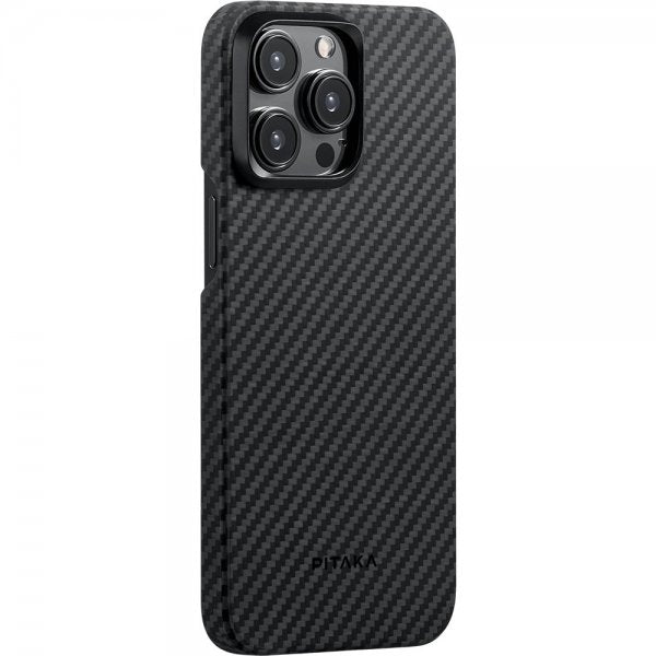 Pitaka iPhone 15 Pro Kuori MagEZ Case 4 Musta/Harmaa Twill