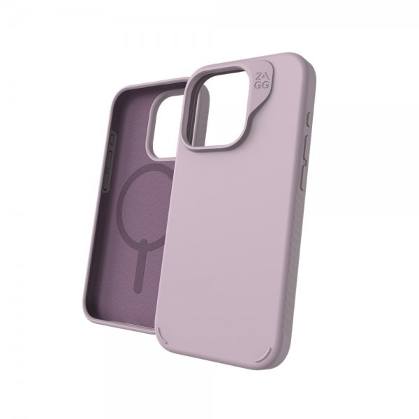 ZAGG iPhone 15 Pro -suojakuori Manhattan Snap Lavender
