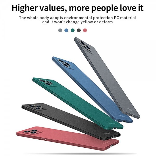 Mofi iPhone 15 Pro -suojakuori Matte Shield, punainen