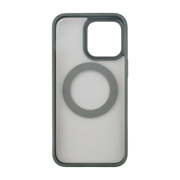 Rvelon iPhone 15 Pro -kuoret kääntyvällä MagSafe-jalustalla, vihreä