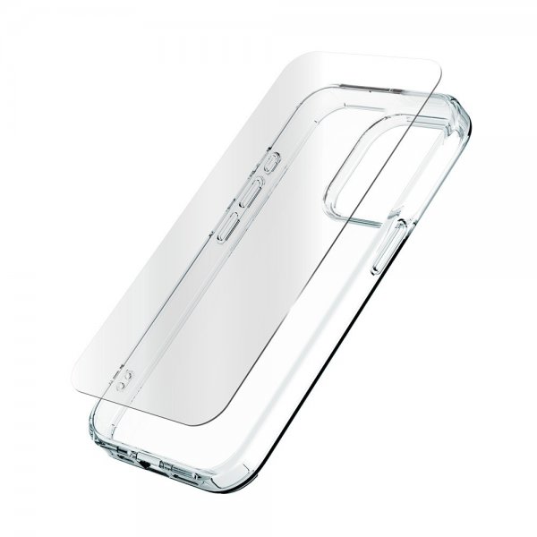 ZAGG InvisibleShield iPhone 15 Pro -kuori ja Glass Elite 360 -näytönsuoja