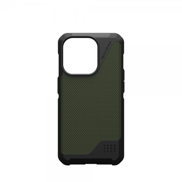 Urban Armor Gear (UAG) iPhone 15 Pro -suojakuori Metropolis LT MagSafe Kevlar, oliivi