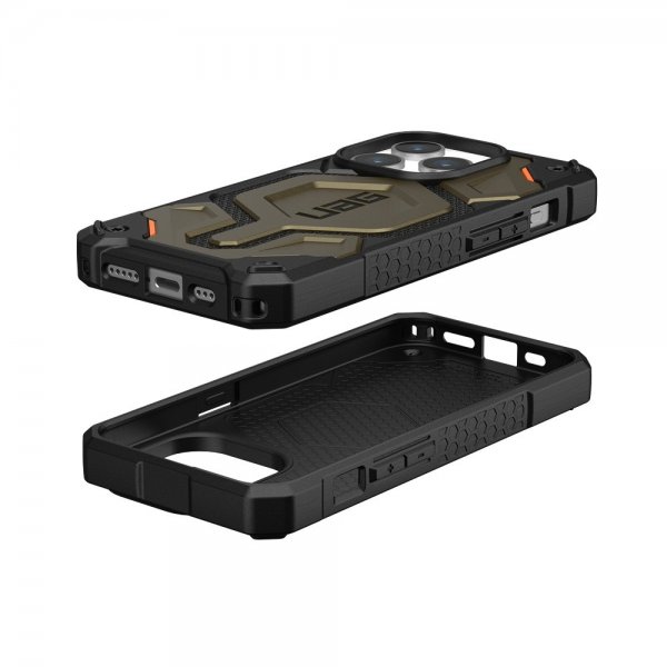 Urban Armor Gear (UAG) iPhone 15 Pro -suojakuori Monarch Pro MagSafe Kevlar Element Green