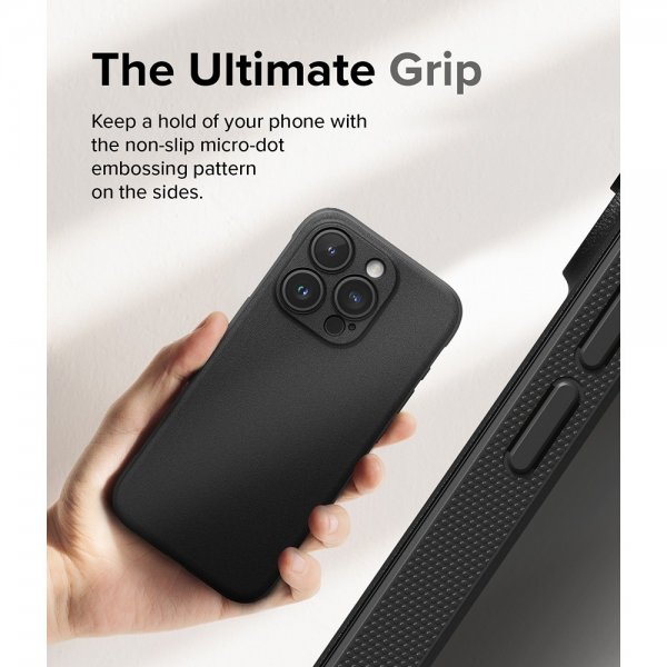 Ringke iPhone 15 Pro -suojakuori, Onyx Musta