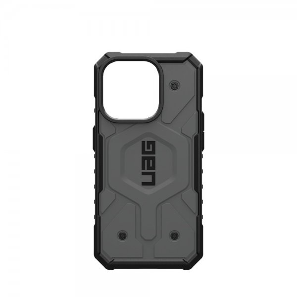 Urban Armor Gear (UAG) iPhone 15 Pro -suojakuori Pathfinder MagSafe, hopea