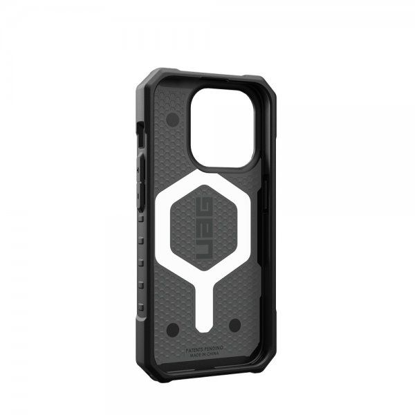 Urban Armor Gear (UAG) iPhone 15 Pro -suojakuori Pathfinder MagSafe, hopea