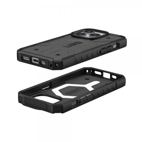 Urban Armor Gear (UAG) iPhone 15 Pro -suojakuori Pathfinder MagSafe, hopea
