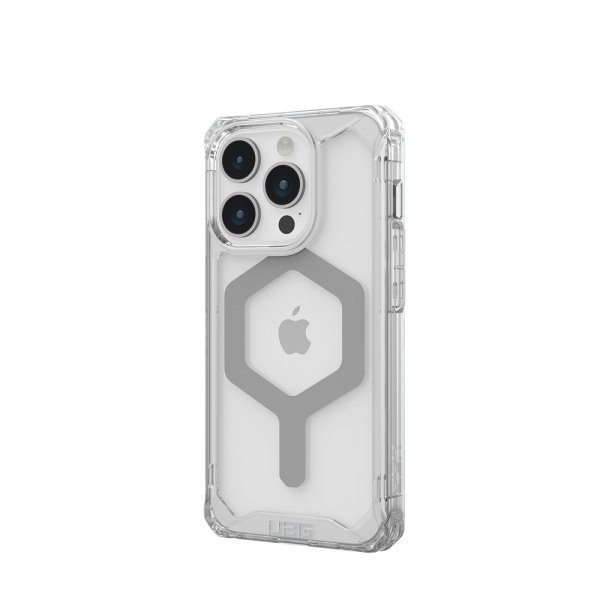 Urban Armor Gear (UAG) iPhone 15 Pro -suojakuori Plyo MagSafe Ice Silver