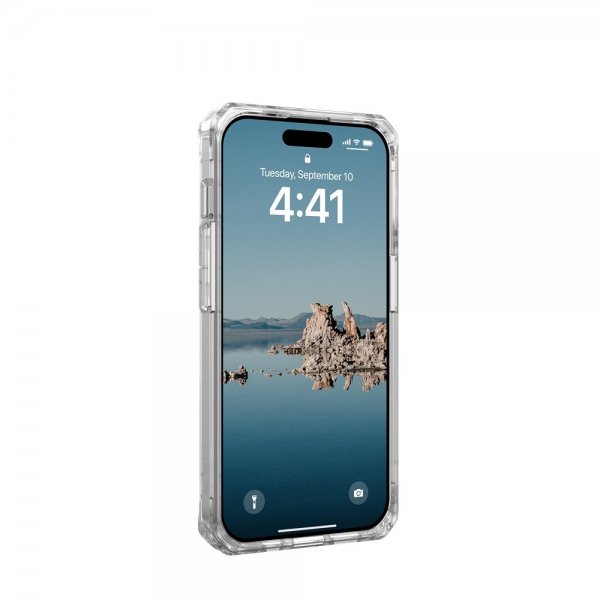 Urban Armor Gear (UAG) iPhone 15 Pro -suojakuori Plyo MagSafe Ice, valkoinen