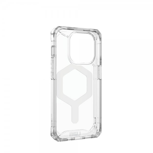 Urban Armor Gear (UAG) iPhone 15 Pro -suojakuori Plyo MagSafe Ice, valkoinen