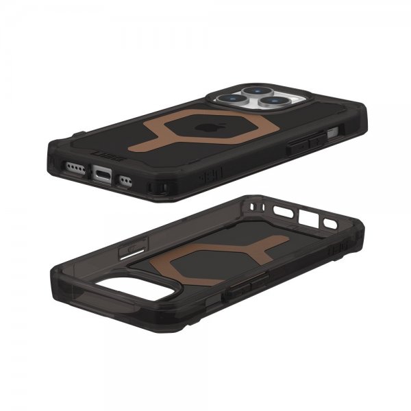 Urban Armor Gear (UAG) iPhone 15 Pro -suojakuori Plyo MagSafe, musta/pronssi