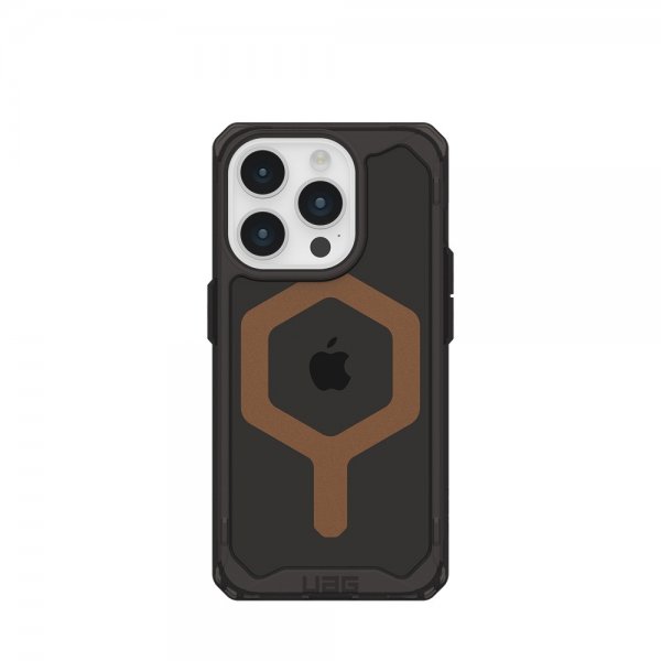 Urban Armor Gear (UAG) iPhone 15 Pro -suojakuori Plyo MagSafe, musta/pronssi