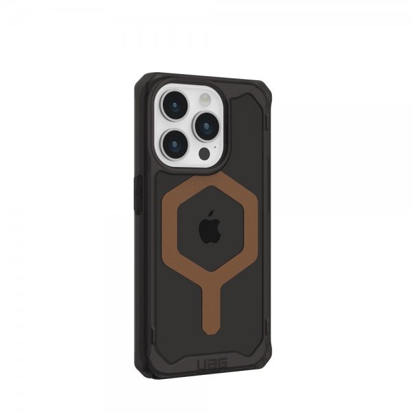 Urban Armor Gear (UAG) iPhone 15 Pro -suojakuori Plyo MagSafe, musta/pronssi