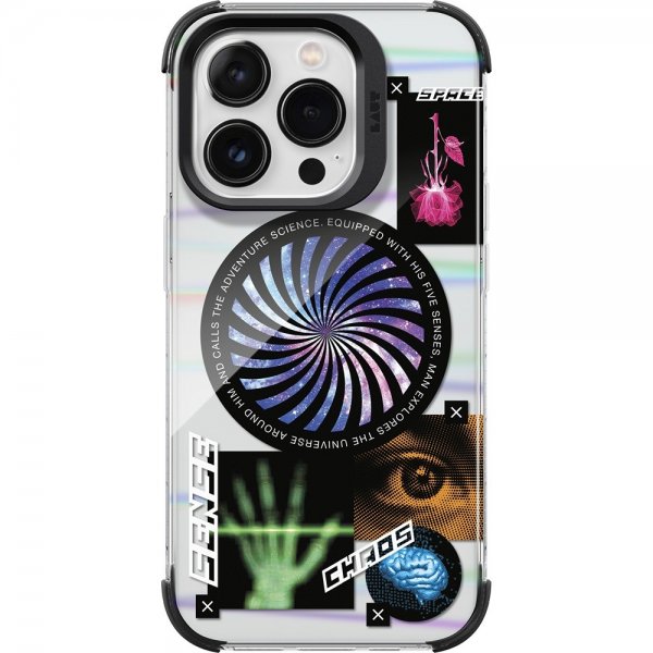 LAUT iPhone 15 Pro -suojakuori POP COSMIC MagSafe