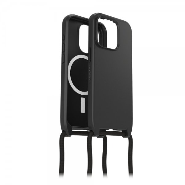 Otterbox iPhone 15 Pro Skal React Necklace MagSafe Musta