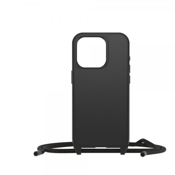Otterbox iPhone 15 Pro Skal React Necklace MagSafe Musta