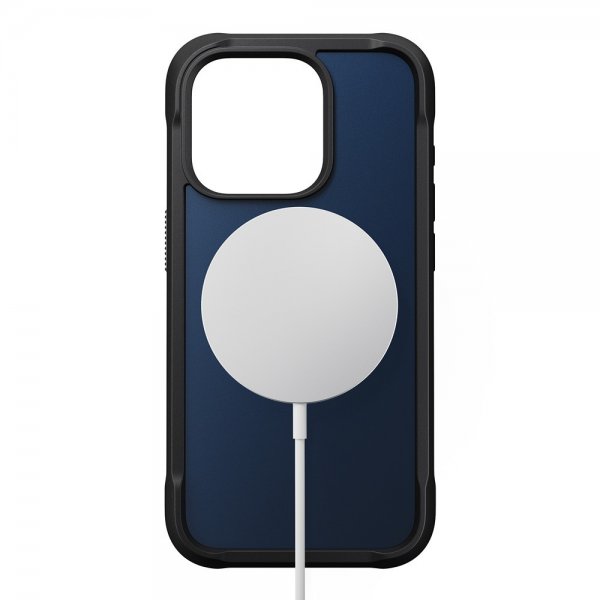 Nomad iPhone 15 Pro -suojakuori, Rugged Case, Atlantic Blue