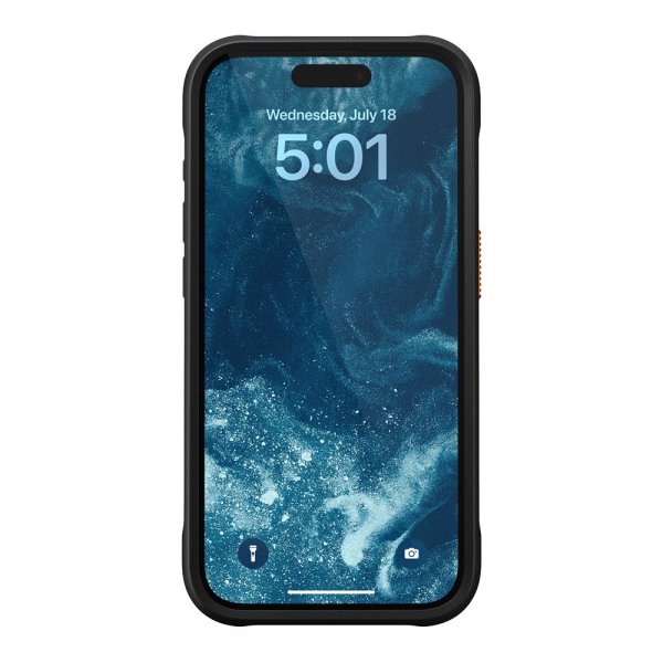 Nomad iPhone 15 Pro -suojakuori Rugged Case Ultra Orange