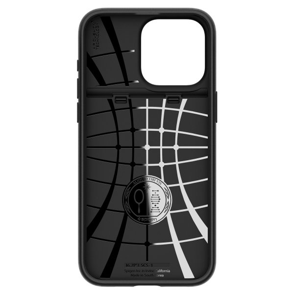 Spigen iPhone 15 Pro -suojakuori, Slim Armor CS, musta