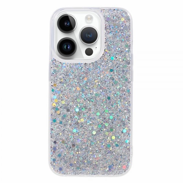 Nordic Covers iPhone 15 Pro Kuoret Sparkle Series Stardust Silver