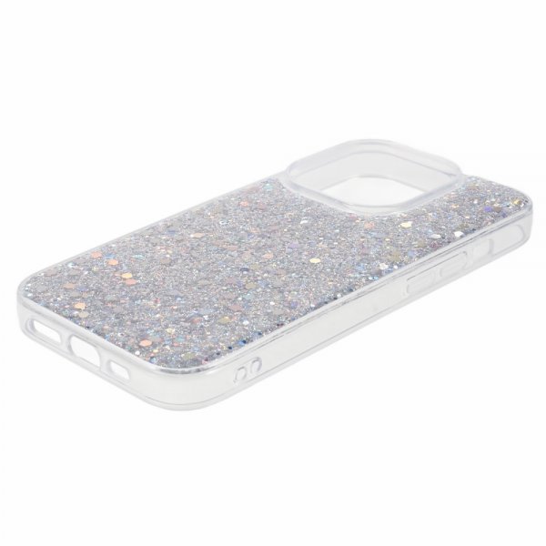 Nordic Covers iPhone 15 Pro Kuoret Sparkle Series Stardust Silver