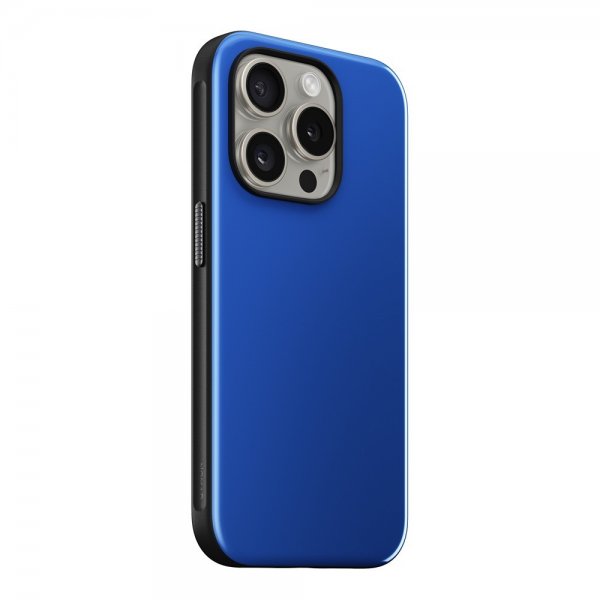 Nomad iPhone 15 Pro -suojakuori Sport Case Super Blue