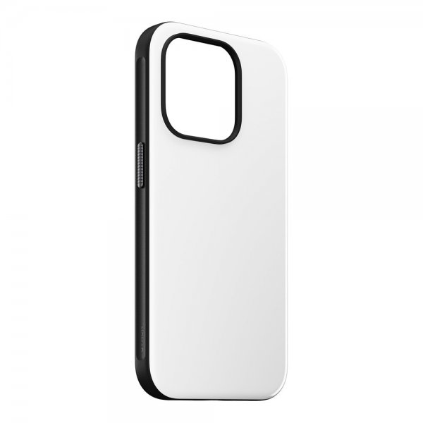 Nomad iPhone 15 Pro -suojakuori, Sport Case, valkoinen