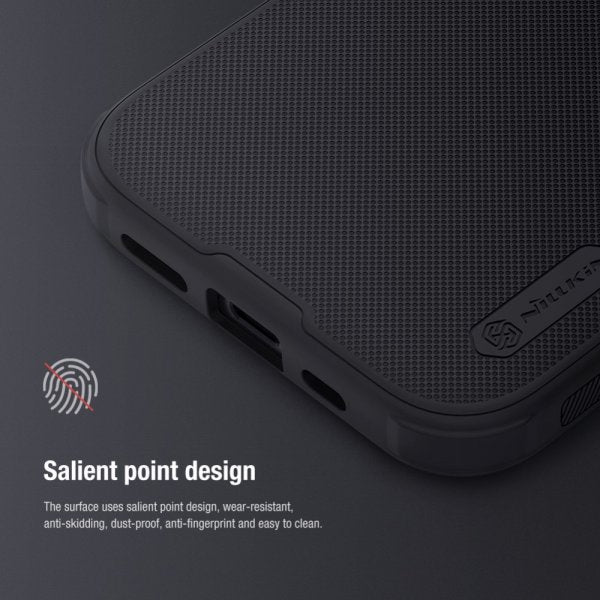 Nillkin iPhone 15 Pro Kuori Super Frosted Shield Pro Punainen