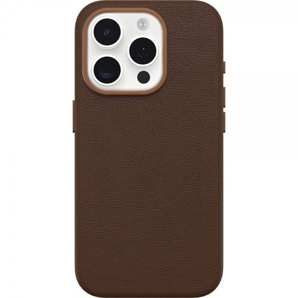 Otterbox iPhone 15 Pro -kuori Symmetry Cactus Leather MagSafe Rich Adobe