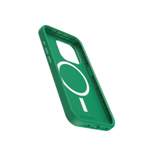 Otterbox iPhone 15 Pro -suojakuori Symmetry MagSafe Green Juice