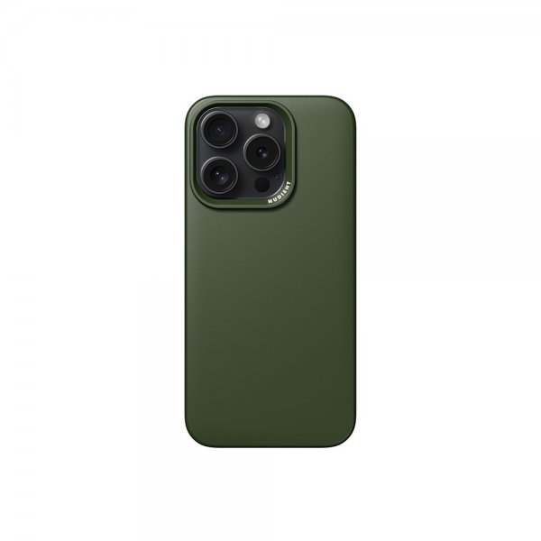 Nudient iPhone 15 Pro -ohutkotelo MagSafe, Pine Green
